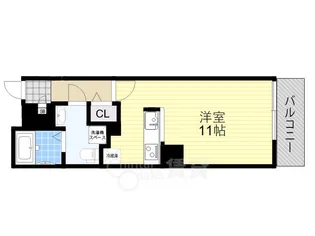 Ritz SQUARE Gran Qbe【6階】の間取り