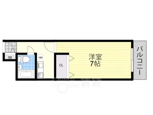 ルーブルハイツ【1階】の間取り