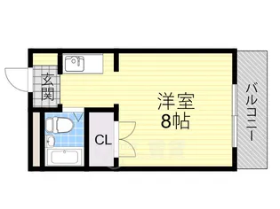 シャルムハイツ小野原【2階】の間取り