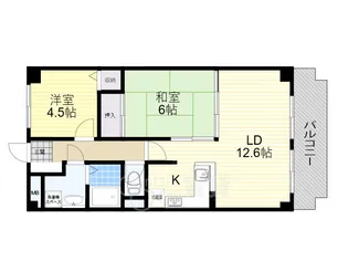 ボンヌ愛【2階】の間取り