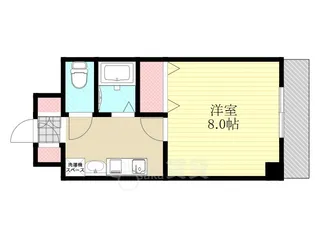 ハートリーフ鈴木【6階】の間取り