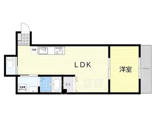 プレジールドットオー【1階】の間取り