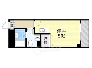 ラ・ヴィ21【5階】の間取り