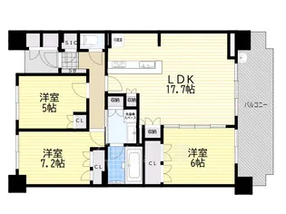 ザ・ライオンズ池田C棟【2階】の間取り