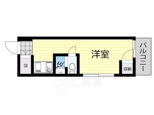 浜本ビル【5階】の間取り