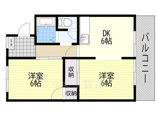 いほりコーポ【2階】の間取り
