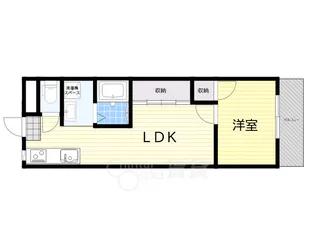 岡町駅前レジデンス【5階】の間取り