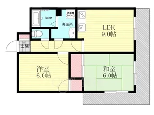 ひかりハイツ【3階】の間取り