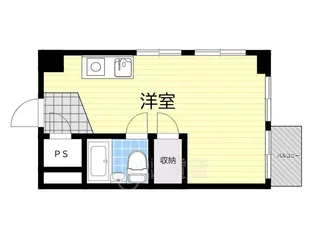緑地ビル【1階】の間取り