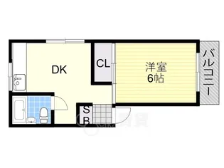 レオンコート2【4階】の間取り