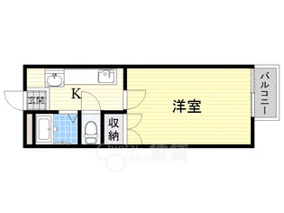 サイプレス豊中【1階】の間取り