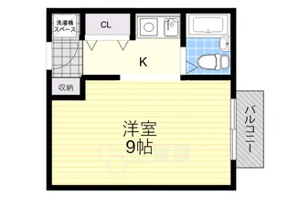 グランヴェルデ中桜塚【3階】の間取り