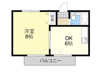 ベストレジデンス蛍池【4階】の間取り