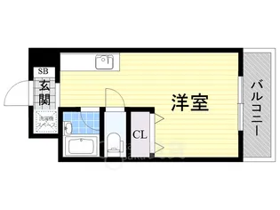 ラヴェールミナミ【4階】の間取り