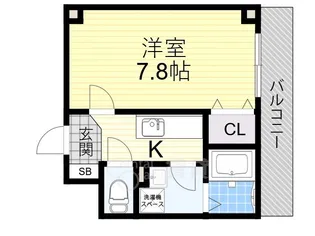 アムール今宮【3階】の間取り