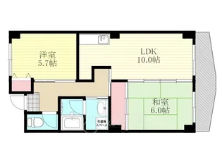 グランドハイツ濱【2階】の間取り