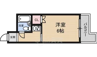 グランドコート新大阪【7階】の間取り