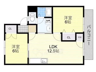 エレガンツァカーサ【2階】の間取り