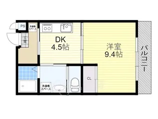 常陽第6ガーデンハイツ【3階】の間取り