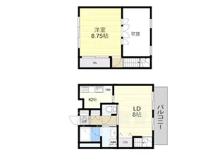 オーク・ベッツ【1階】の間取り