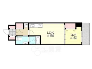 La CASA新北野【2階】の間取り