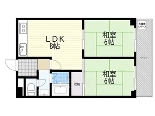 第2シティハイツ【3階】の間取り