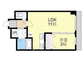 石塚ハイム【4階】の間取り