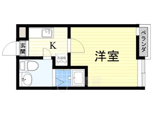 Oosumiレジデンシャル【2階】の間取り