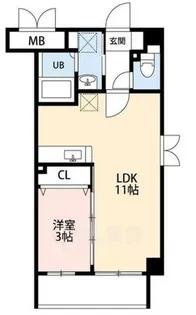 石塚ハイム【4階】の間取り