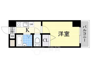 ノルデンハイム淡路【6階】の間取り