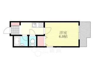 プレジデント豊新【1階】の間取り