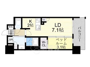リビオレゾン塚本ステーションプレミア【10階】の間取り
