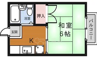 ヴィレッジコート箕面【1階】の間取り