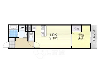 ART HILL TOYONAKA OKAMACHI【1階】の間取り