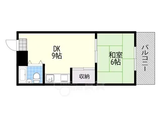 リバーヒル豊里【1階】の間取り