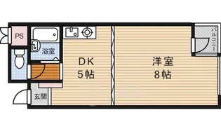 クリエートコート箕面【2階】の間取り