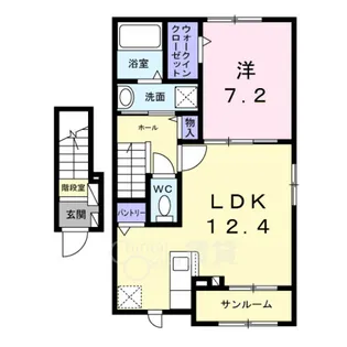 ルミナス光【2階】の間取り