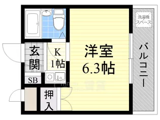 シャトー栄根Ⅱ【2階】の間取り