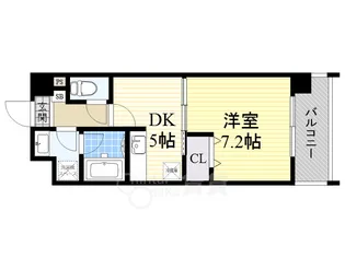 フローラルエヴァン【1階】の間取り