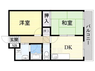ストーク利倉【1階】の間取り