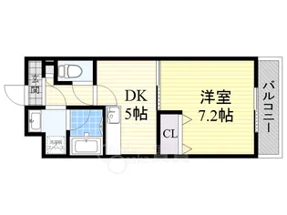 フローラルエヴァン【1階】の間取り