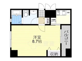 キャピトル新大阪【5階】の間取り