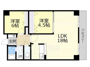 フロレアール・ジーア【7階】の間取り