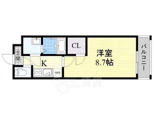 フジパレス吹田イースト3番館【1階】の間取り