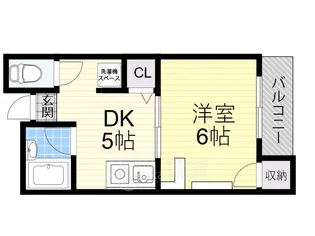 エルドラード箕面Ⅱ【2階】の間取り