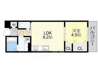 Casa Mira【3階】の間取り