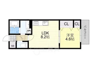 Casa Mira【2階】の間取り