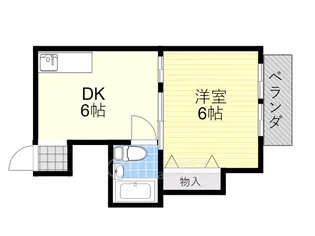 バスティオーネ柴島【5階】の間取り