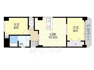アカツキマンション【5階】の間取り