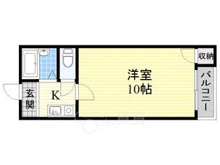 コートヴィエール新大阪【5階】の間取り